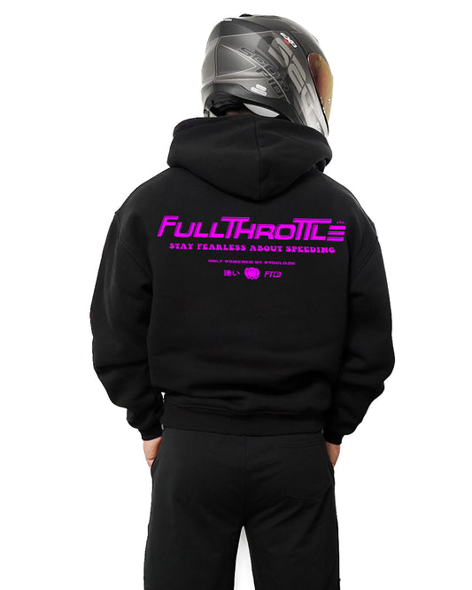 NEON PINK BASIC HOODIE