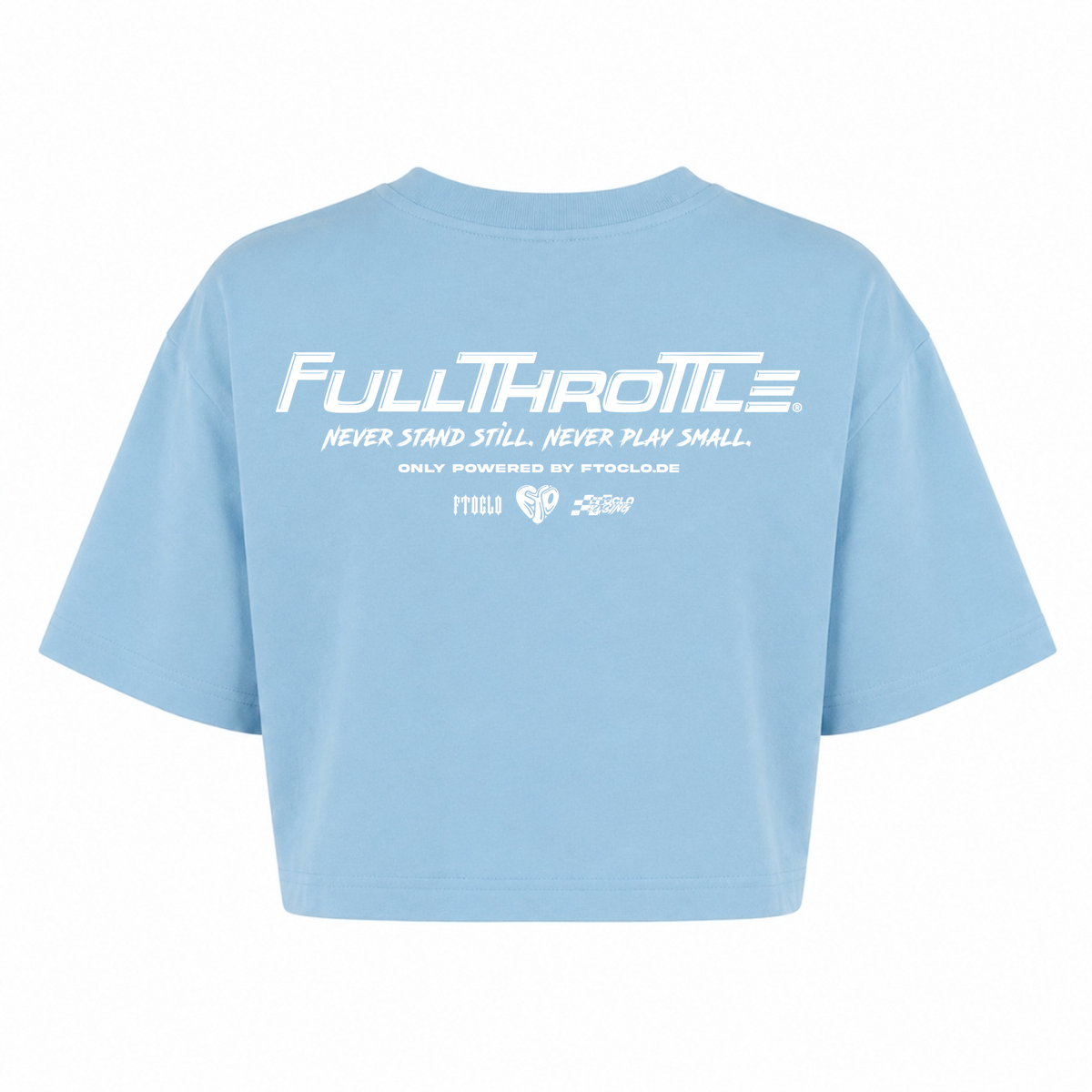 BASIC CROPPED V2 - powder blue - Rueckseite
