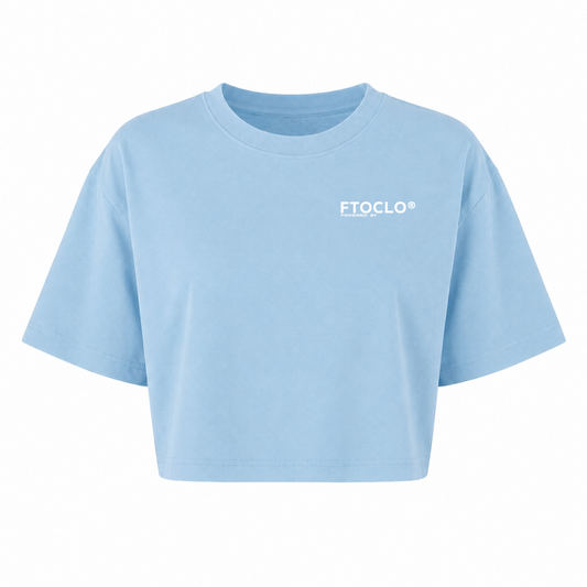 BASIC CROPPED V2 - powder blue