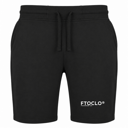 BASIC ZIPPER V2 Terry Shorts - schwarz