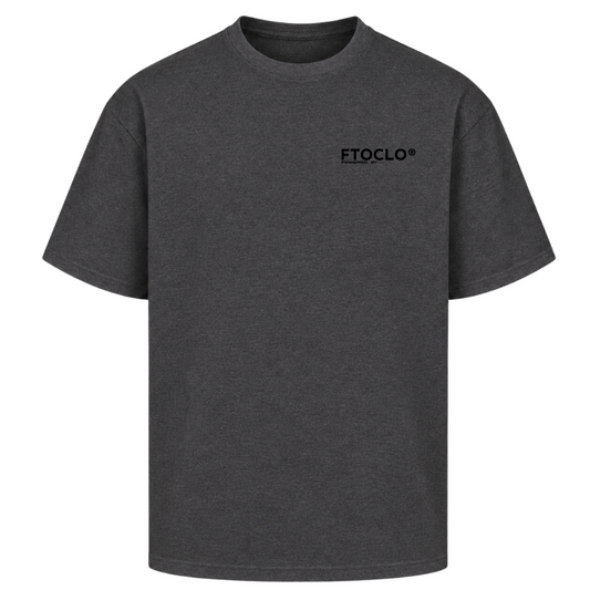 BASIC ZIPPER V2 Oversized Shirt - Charcoal (Heather)