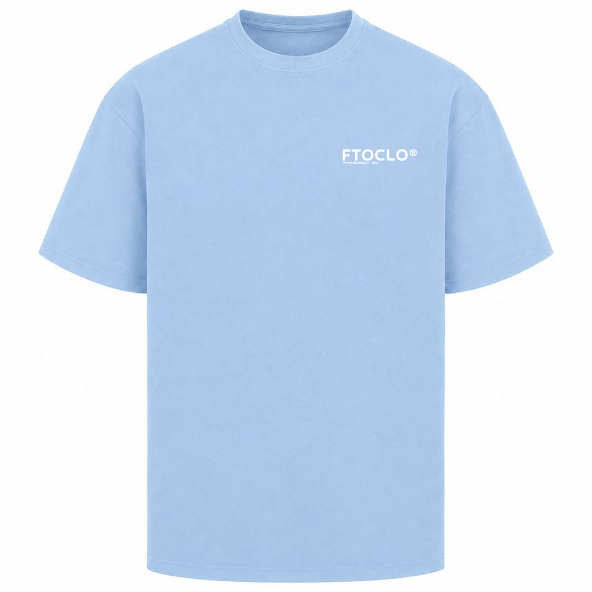 BASIC ZIPPER V2 Oversized Shirt - powder blue