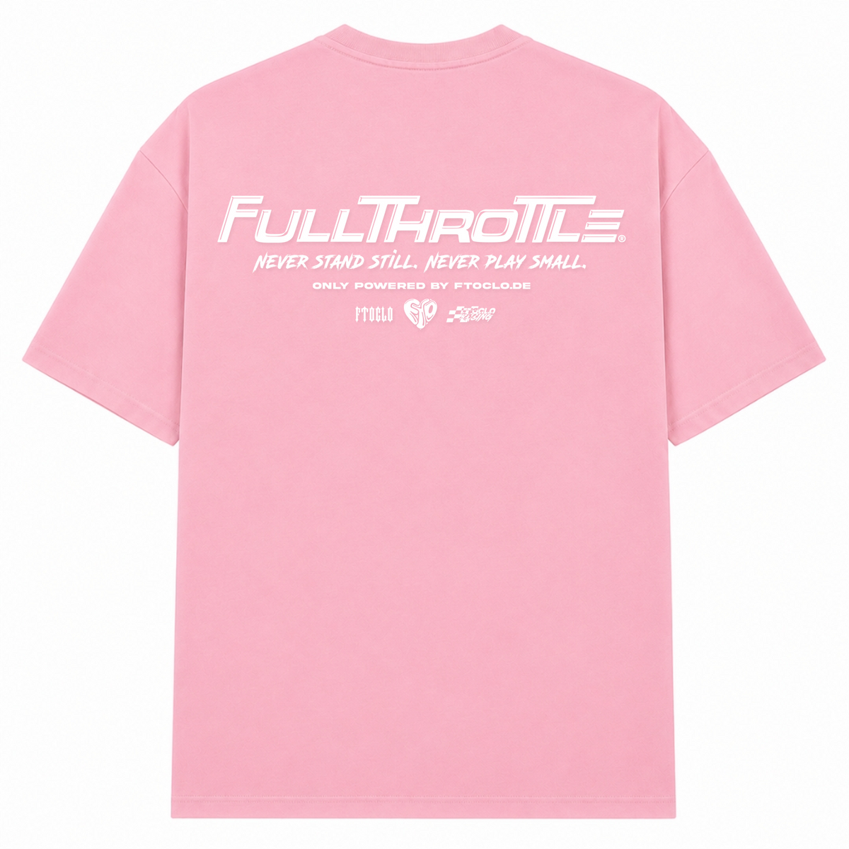 BASIC ZIPPER V2 Oversized Shirt - Soft Pink  - Rueckseite