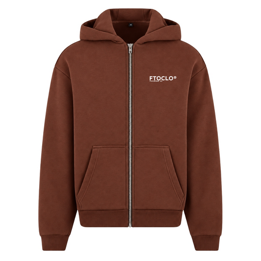 BASIC ZIPPER V2 - Chocolate Brown