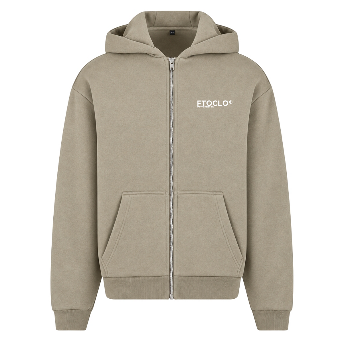 BASIC ZIPPER V2 - Pale Olive