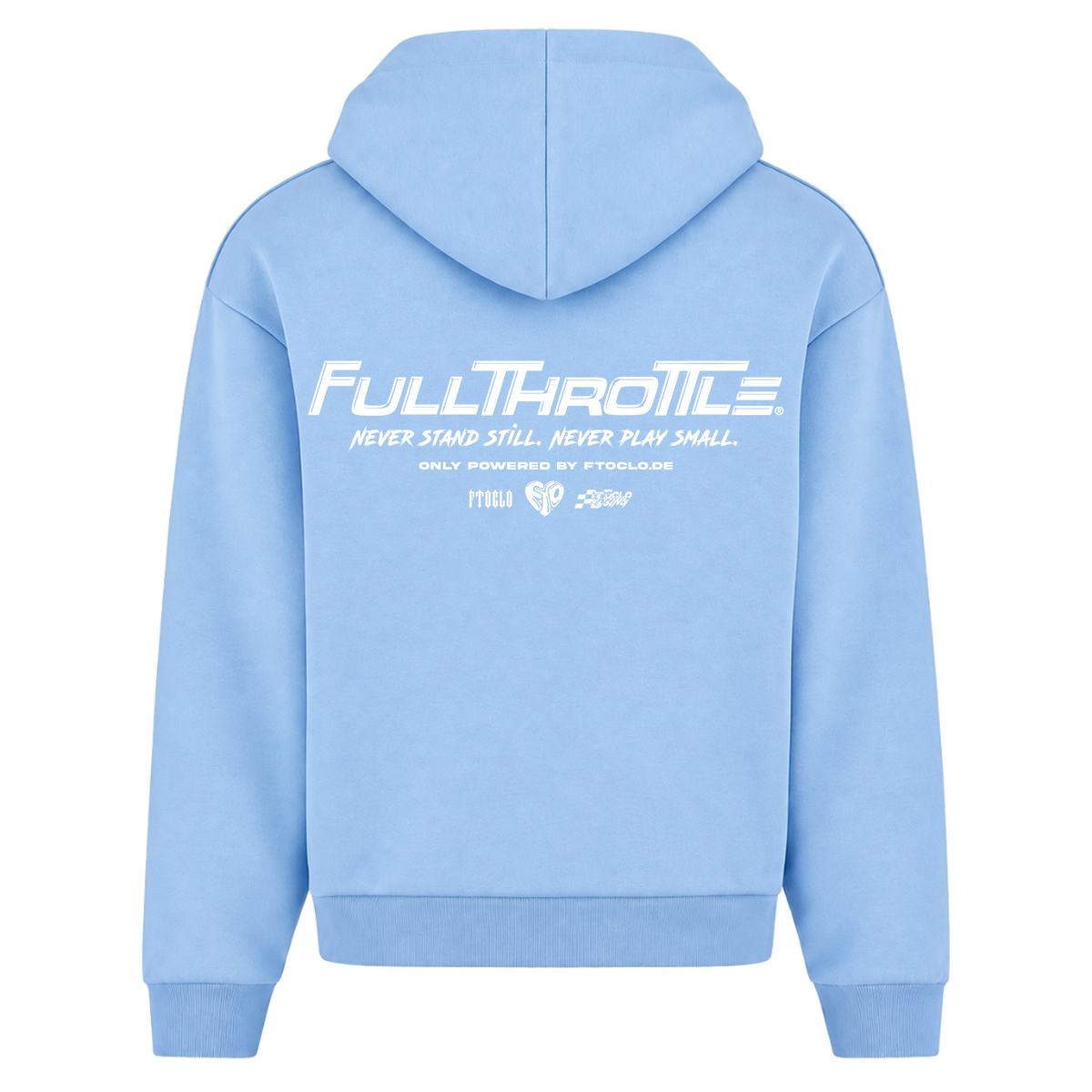 BASIC ZIPPER V2 - Powder Blue - Rueckseite